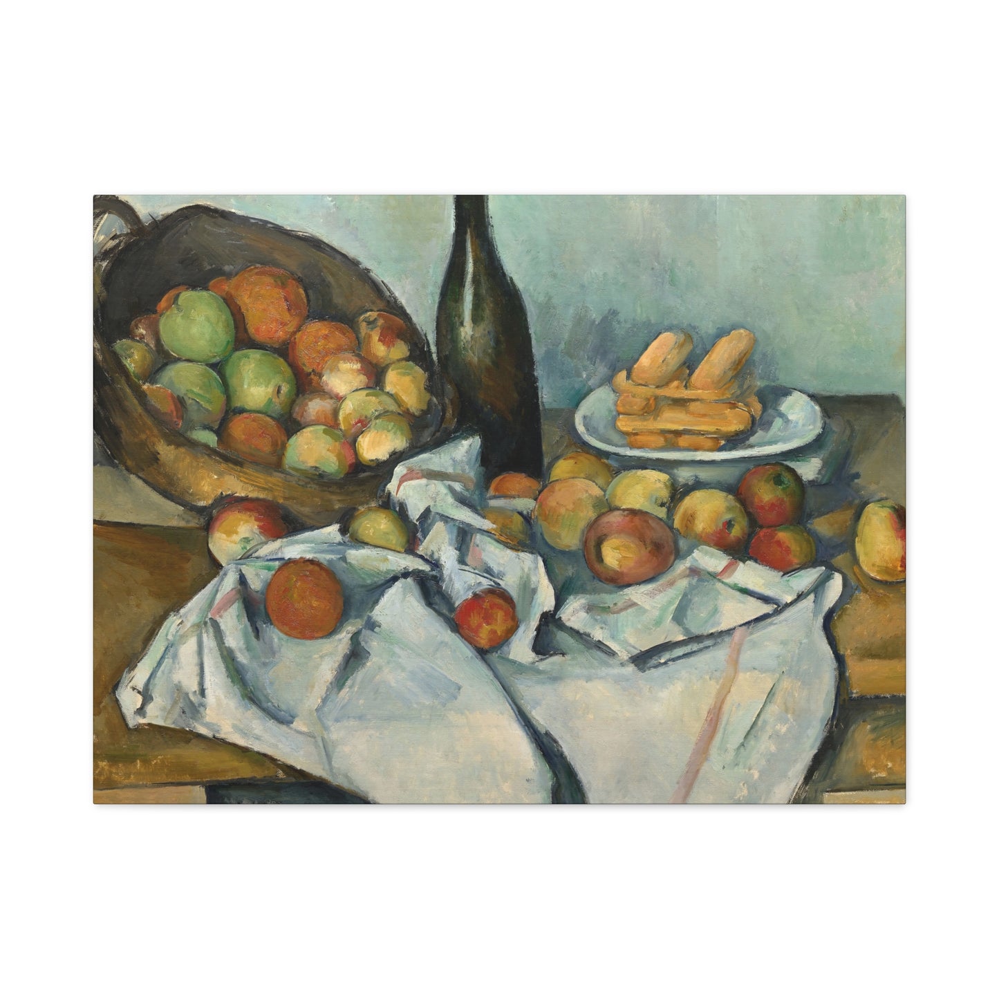 Cézanne, Paul - Basket of Apples (1893) - Canvas Block, unframed