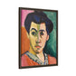 Matisse, Henri - The Green Stripe (1905) - Matte Canvas, Framed
