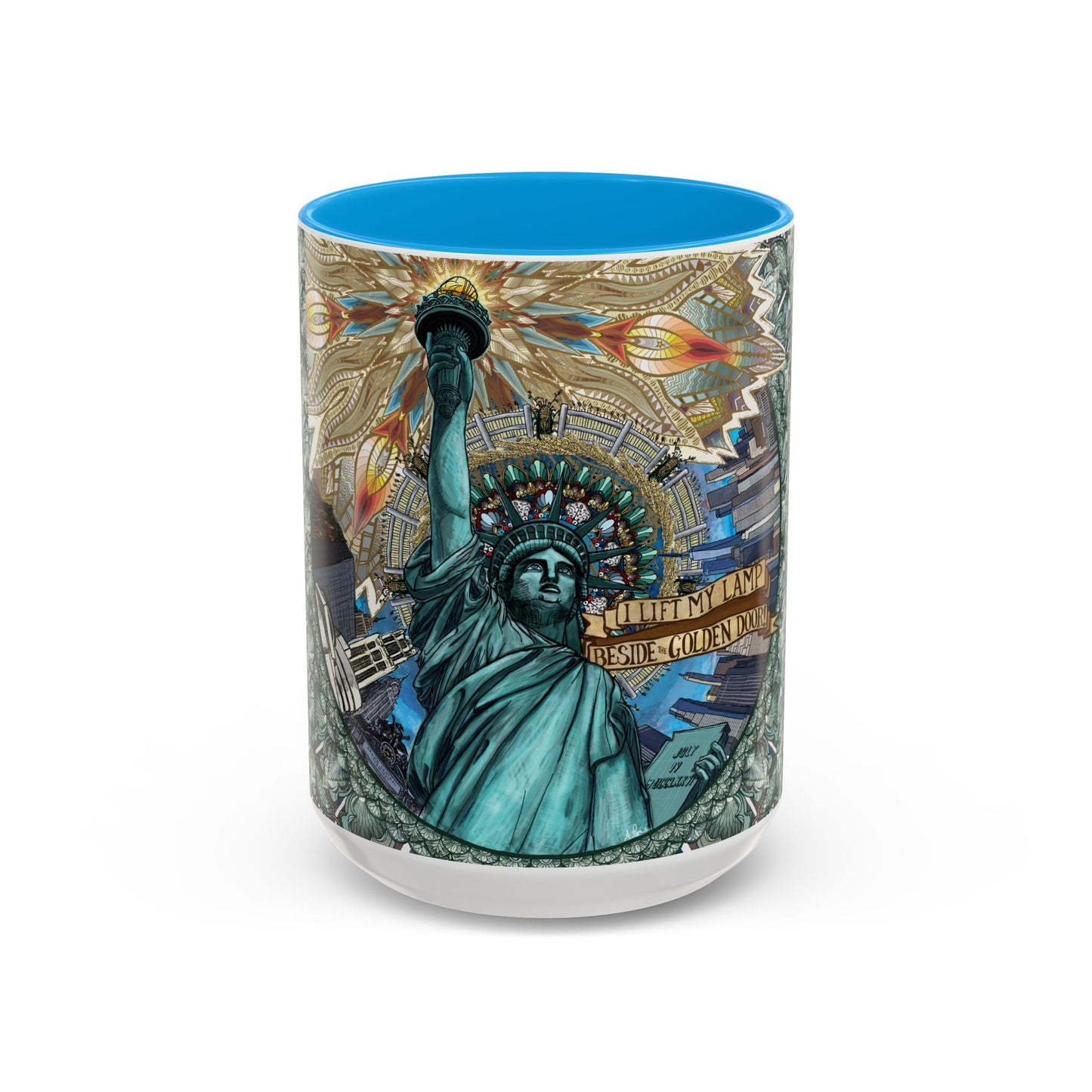 Pacio, Adam - Liberty Mandala - Colorful Accent Mugs