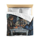 Cézanne, Paul - The Card Players (1892) - Microfiber Duvet Cover