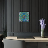 Melek Taus Mandala - Acrylic Block