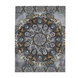Memento Mori Mandala - Arctic Fleece Blanket
