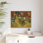 Van Gogh, Vincent - The Night Cafe (1888) - Matte Canvas, Framed