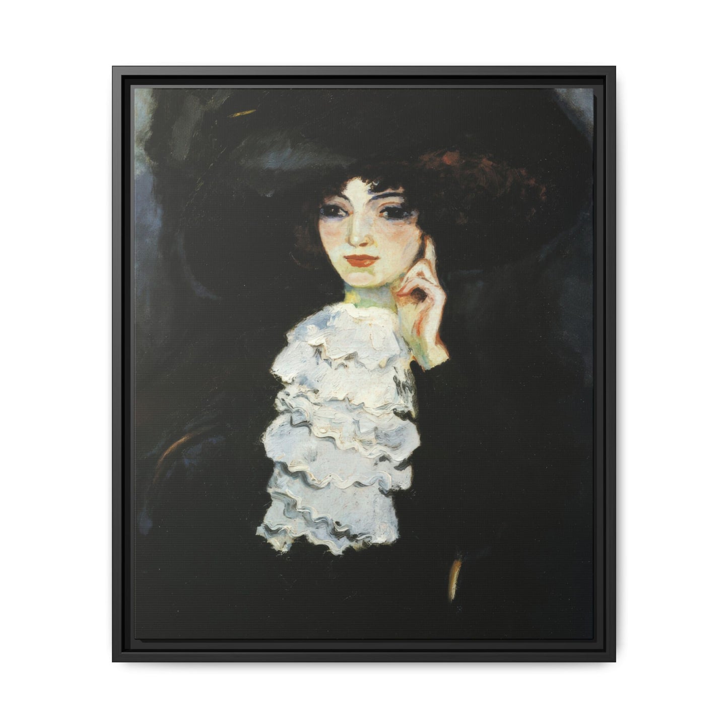Van Dongen, Kees - Woman with Frill (1905) - Matte Canvas, Framed