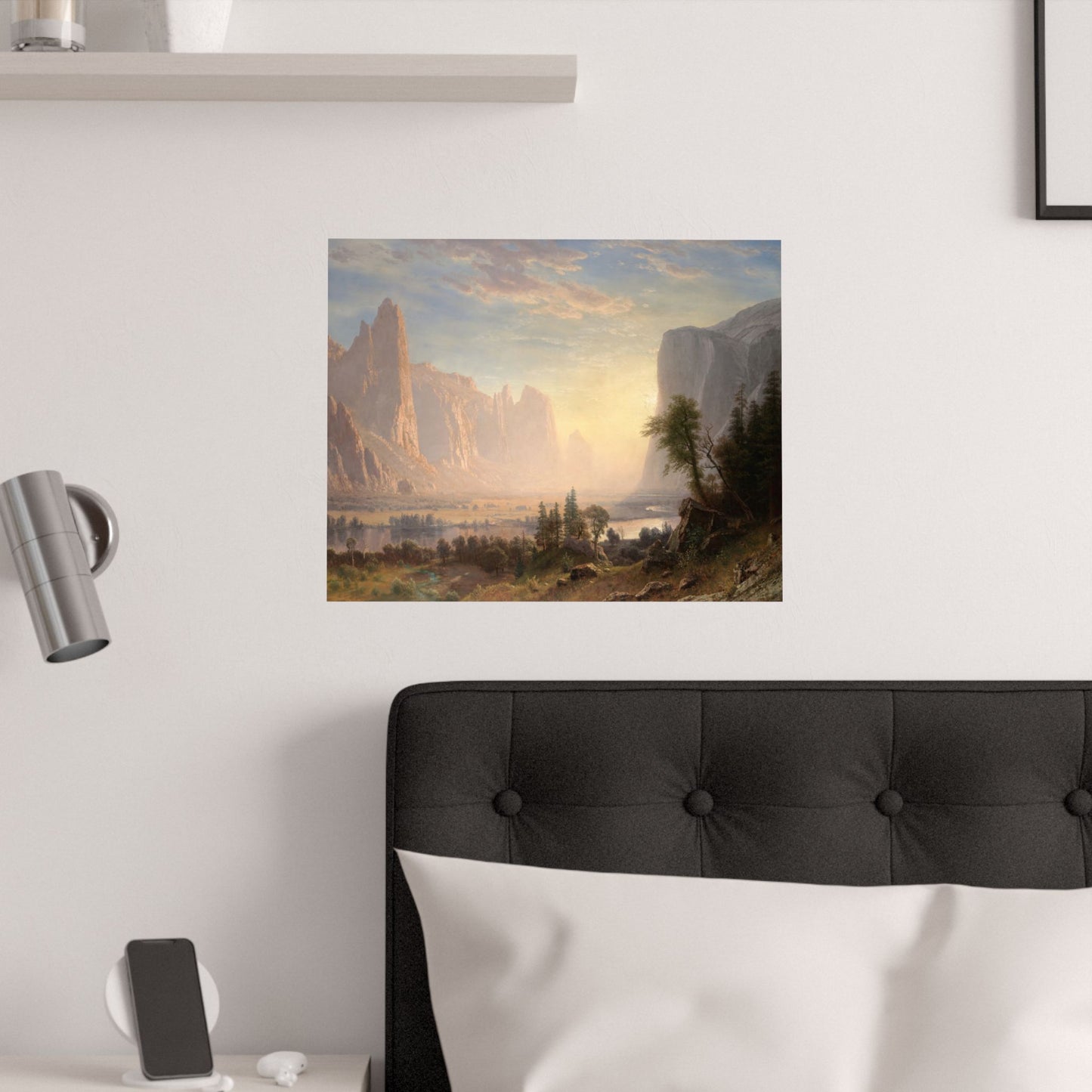 Bierstadt, Albert - Valley of the Yosemite (1868) - Satin Posters