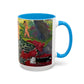 Ranson, Paul - The Lotus Bather (1906) - Colorful Accent Mugs