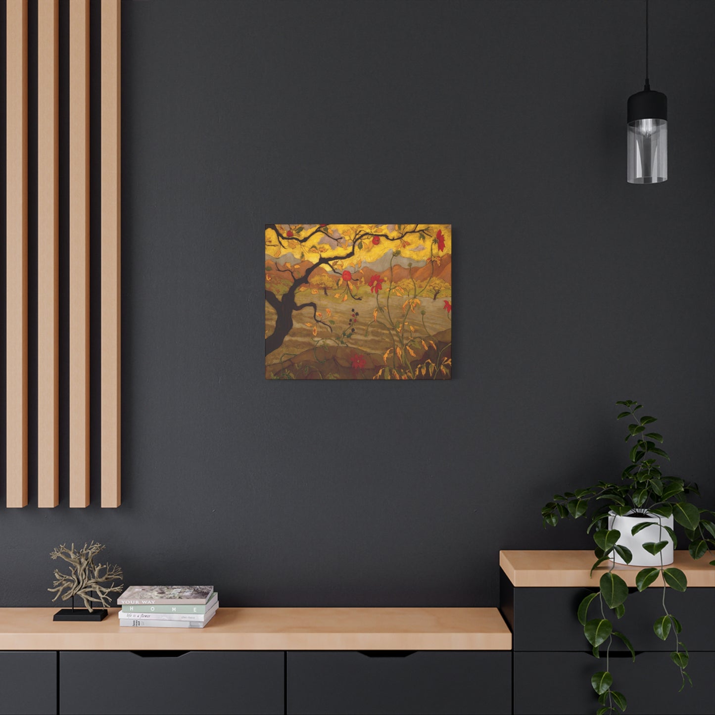 Ranson, Paul - Apple Tree with Red Fruit (1902) - Canvas Block, unframed