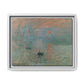 Monet, Claude - Impression, Sunrise (1872) - Matte Canvas, Framed