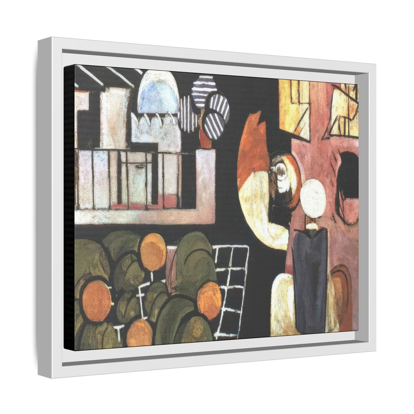 Matisse, Henri - The Moroccans (1916) - Matte Canvas, Framed