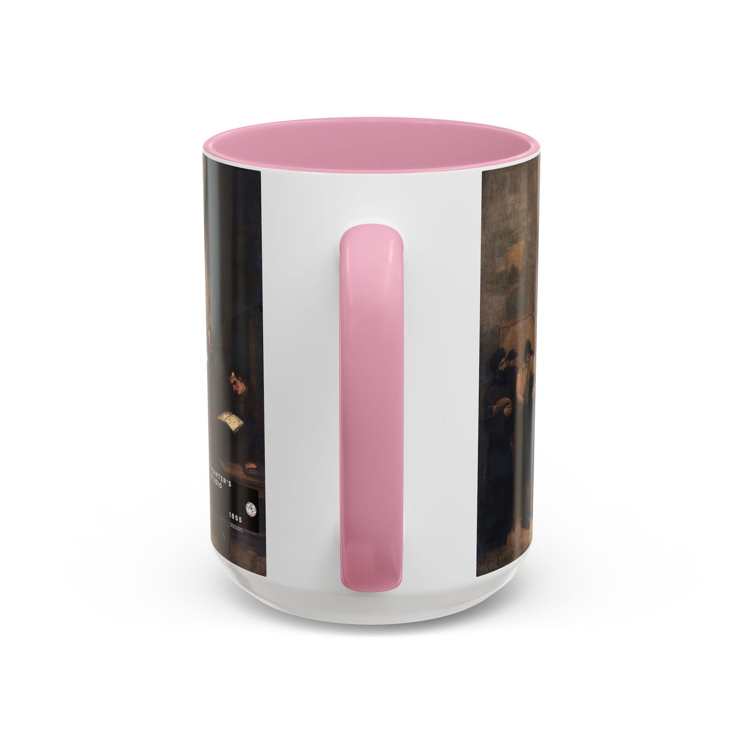 Courbet, Gustave - The Painter’s Studio (1855) - Colorful Accent Mugs