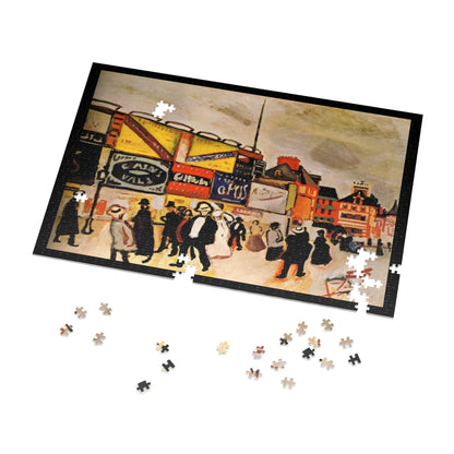Dufy, Raoul - Posters at Trouville (1906) - 1000pc Jigsaw Puzzle