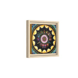 Obsidian Grandmothers Mandala - Framed Canvas
