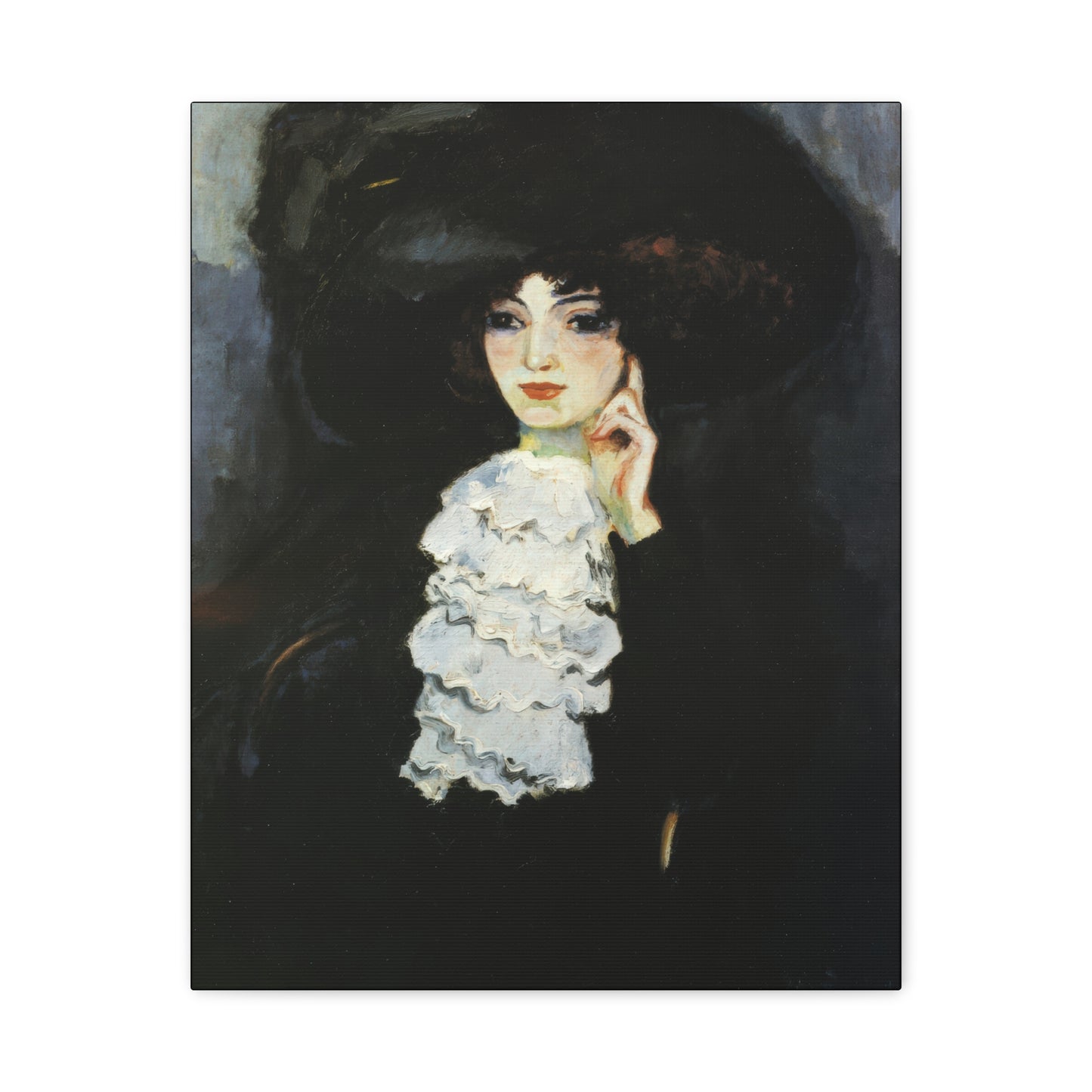 Van Dongen, Kees - Woman with Frill (1905) - Canvas Block, unframed