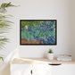 Van Gogh, Vincent - Irises (1889) - Matte Canvas, Framed