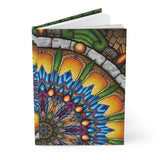 Emerald Arrows Mandala - Hardcover Journal Matte