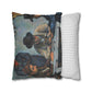 Cézanne, Paul - The Card Players (1892) - Faux Suede Square Pillowcase