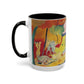 Matisse, Henri - The Joy of Life (1905) - Colorful Accent Mugs