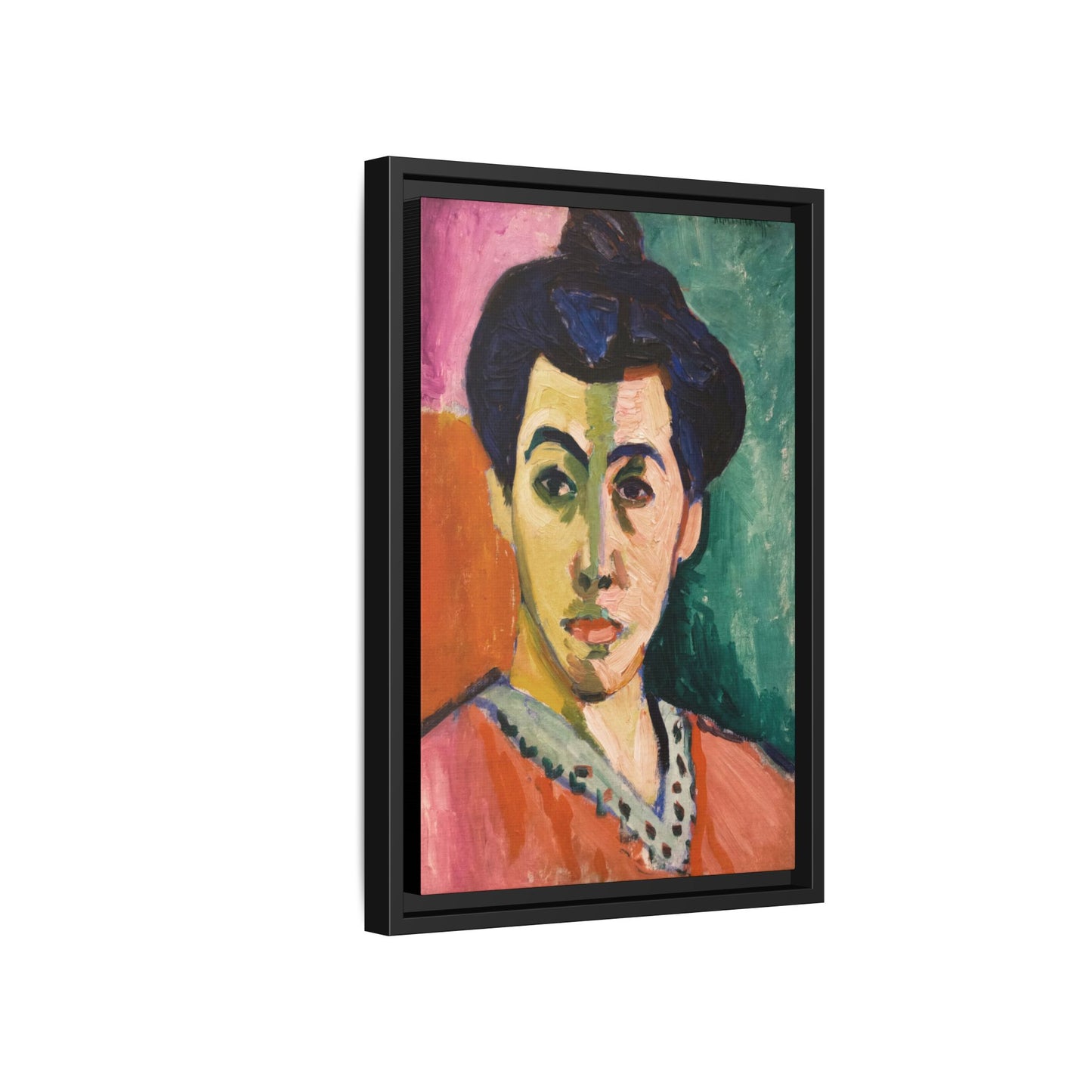 Matisse, Henri - The Green Stripe (1905) - Matte Canvas, Framed