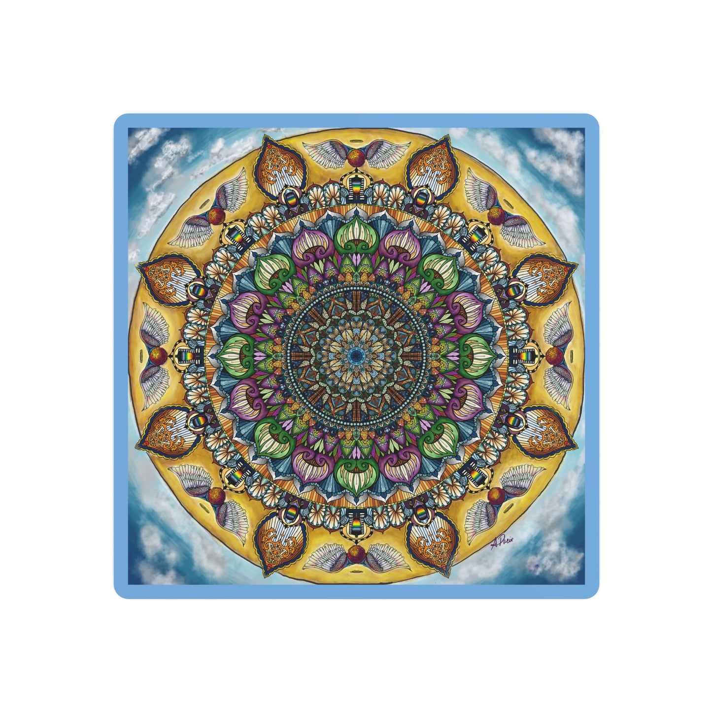 Celestia Mandala - Metal Sign