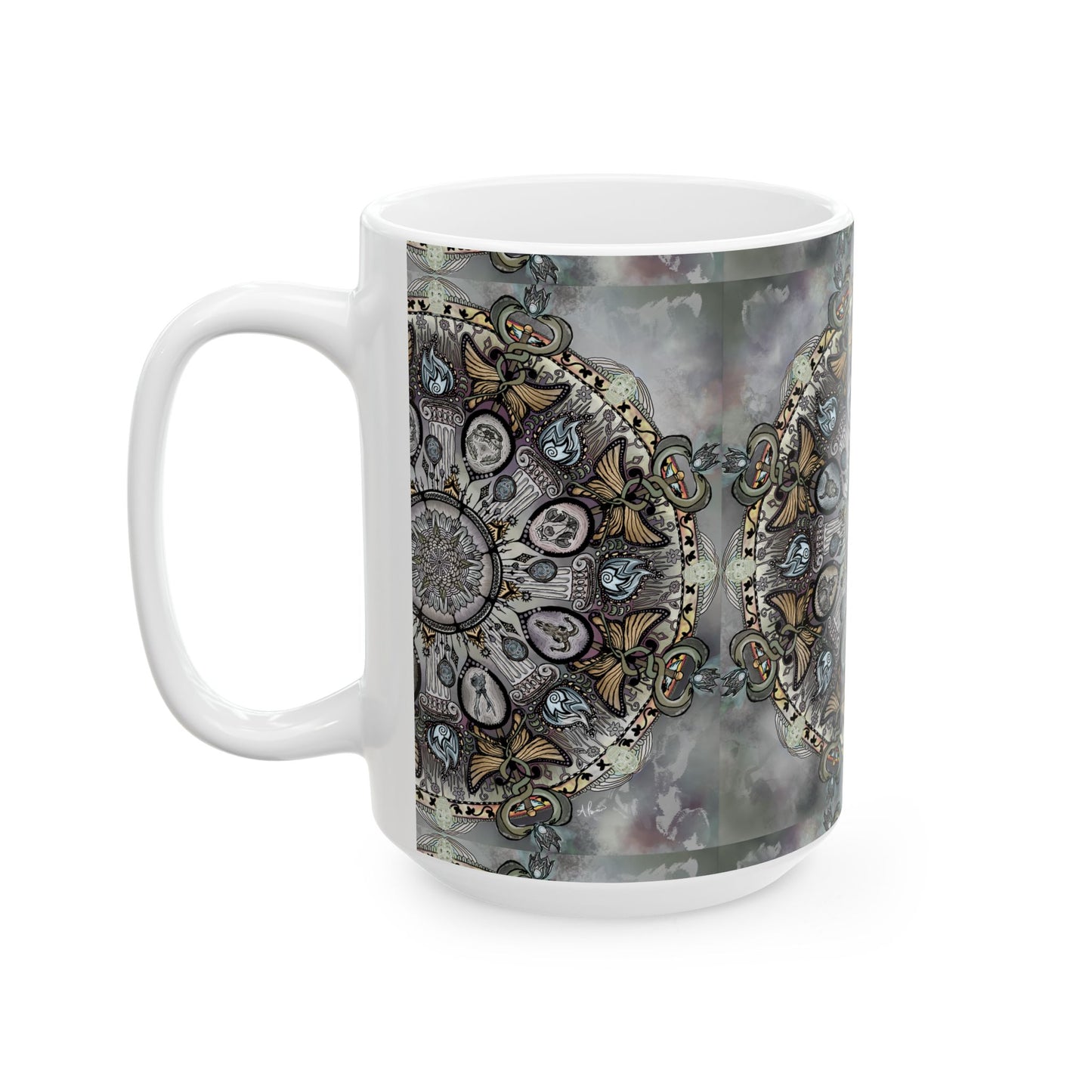 Pacio, Adam - Memento Mori Mandala - Ceramic Mug