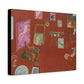 Matisse, Henri - The Red Studio (1911) - Canvas Block, unframed