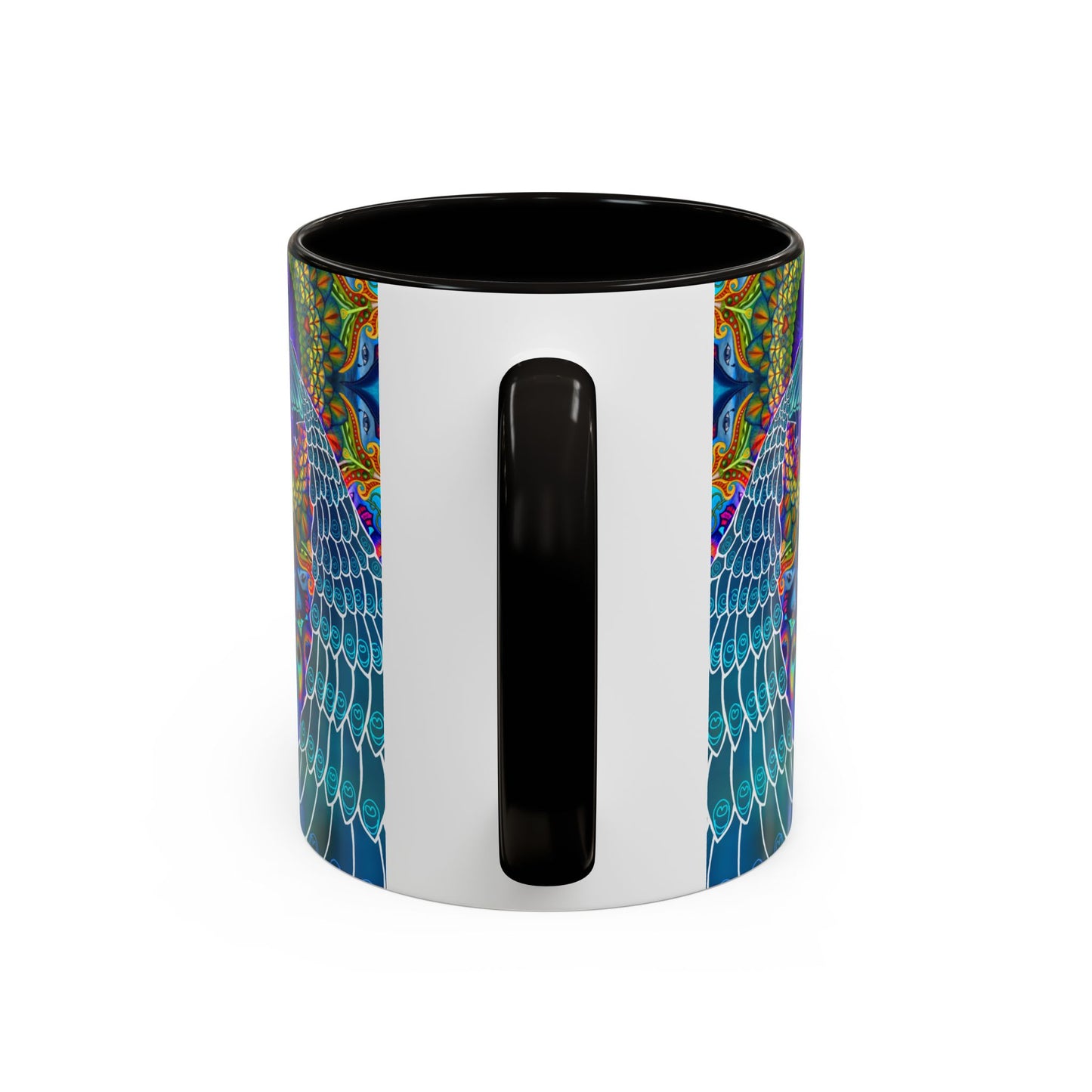 Pacio, Adam - Melek Taus Mandala - Colorful Accent Mugs
