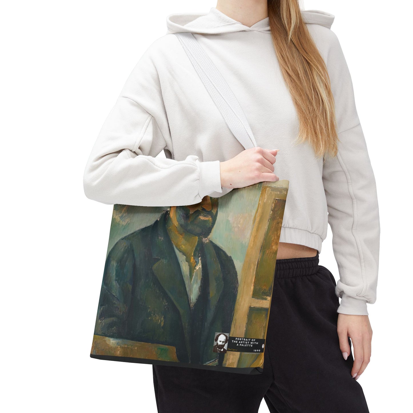 Cézanne, Paul - Portrait of the Artist with a Palette (1890) - Tote Bag