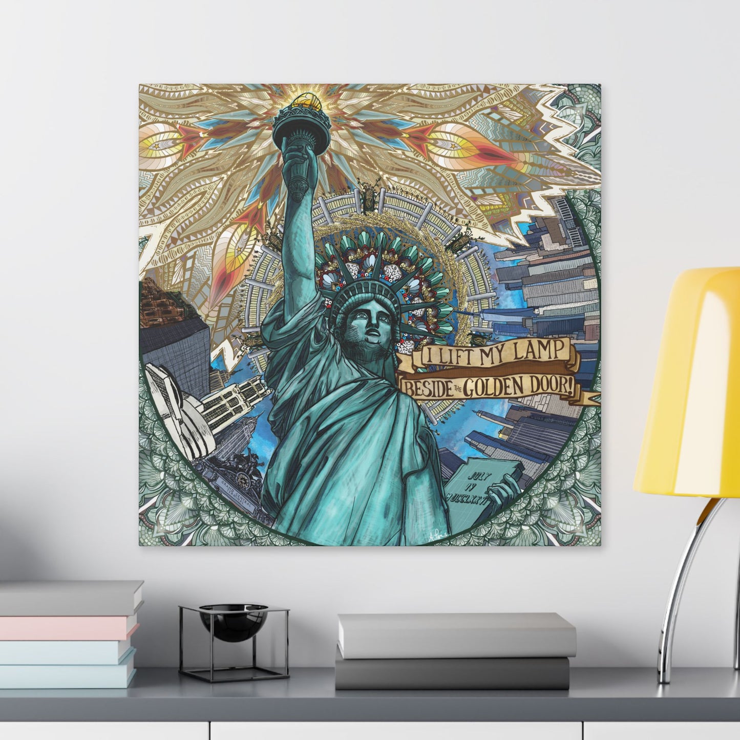 Liberty Mandala - Canvas Block