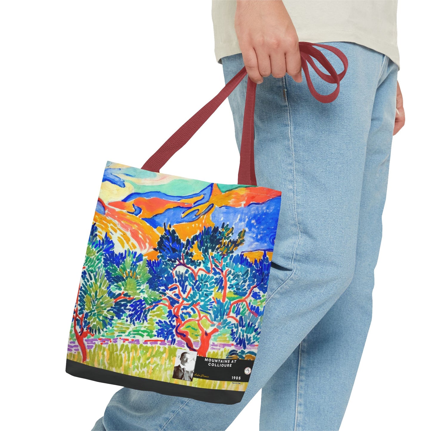 Derain, André - Mountains at Collioure (1905) - Tote Bag