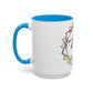 AdamPacio.com - White Logo - Colorful Accent Mugs