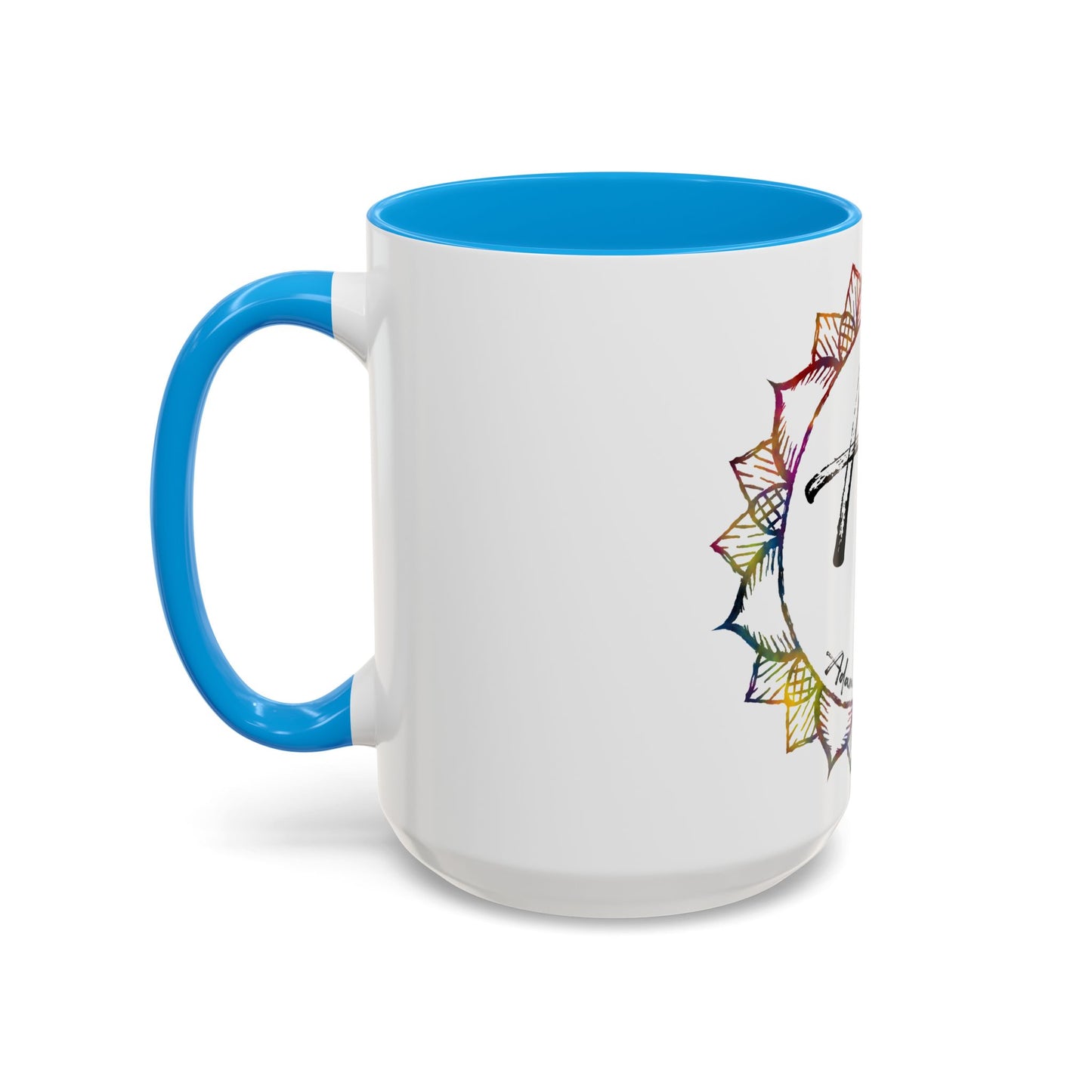 AdamPacio.com - White Logo - Colorful Accent Mugs