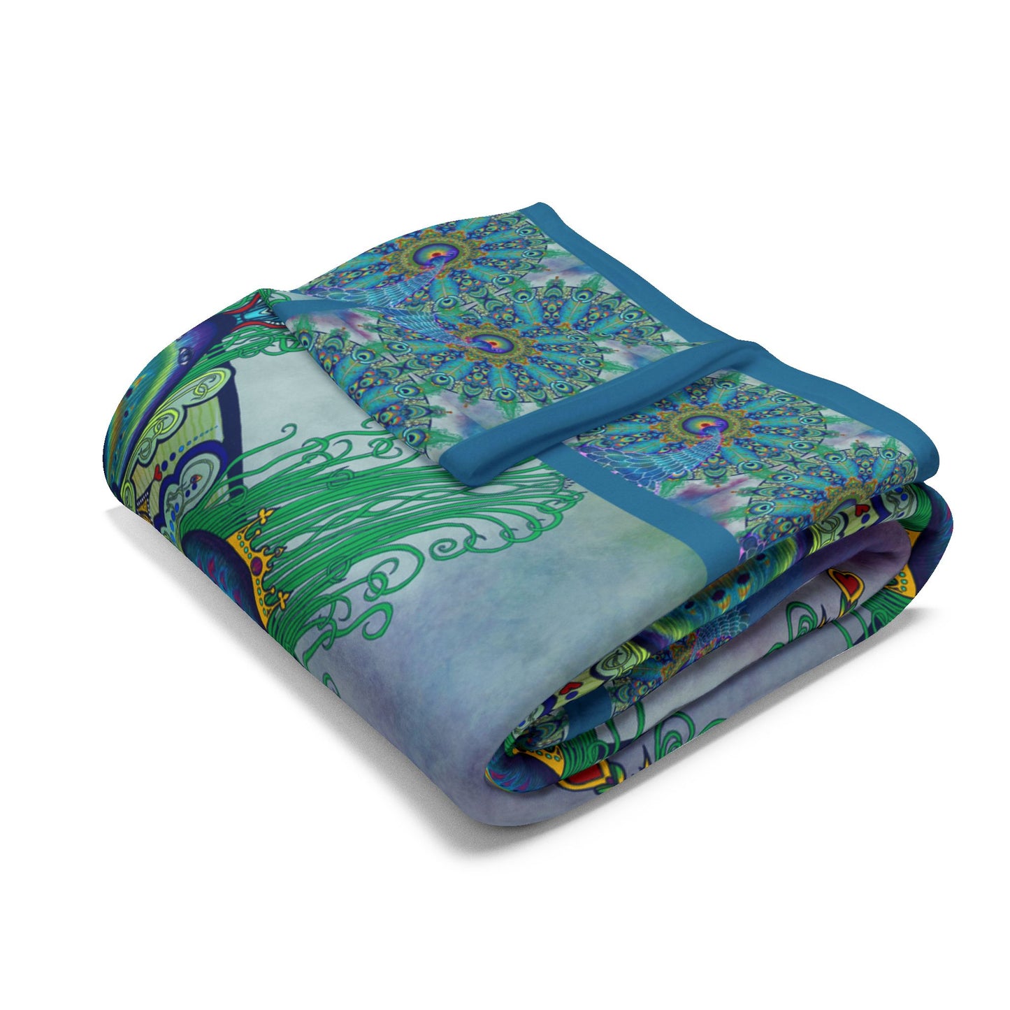 Pacio, Adam - Melek Taus Mandala - Arctic Fleece Blanket