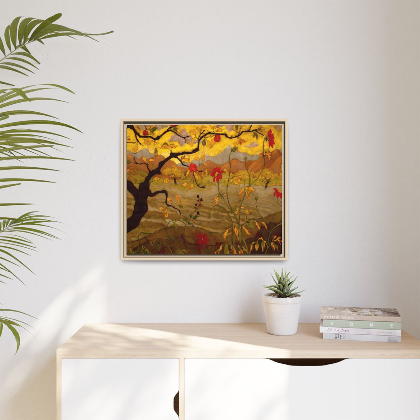 Ranson, Paul - Apple Tree with Red Fruit (1902) - Matte Canvas, Framed