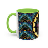 Obsidian Grandmothers Mandala - Colorful Accent Mugs
