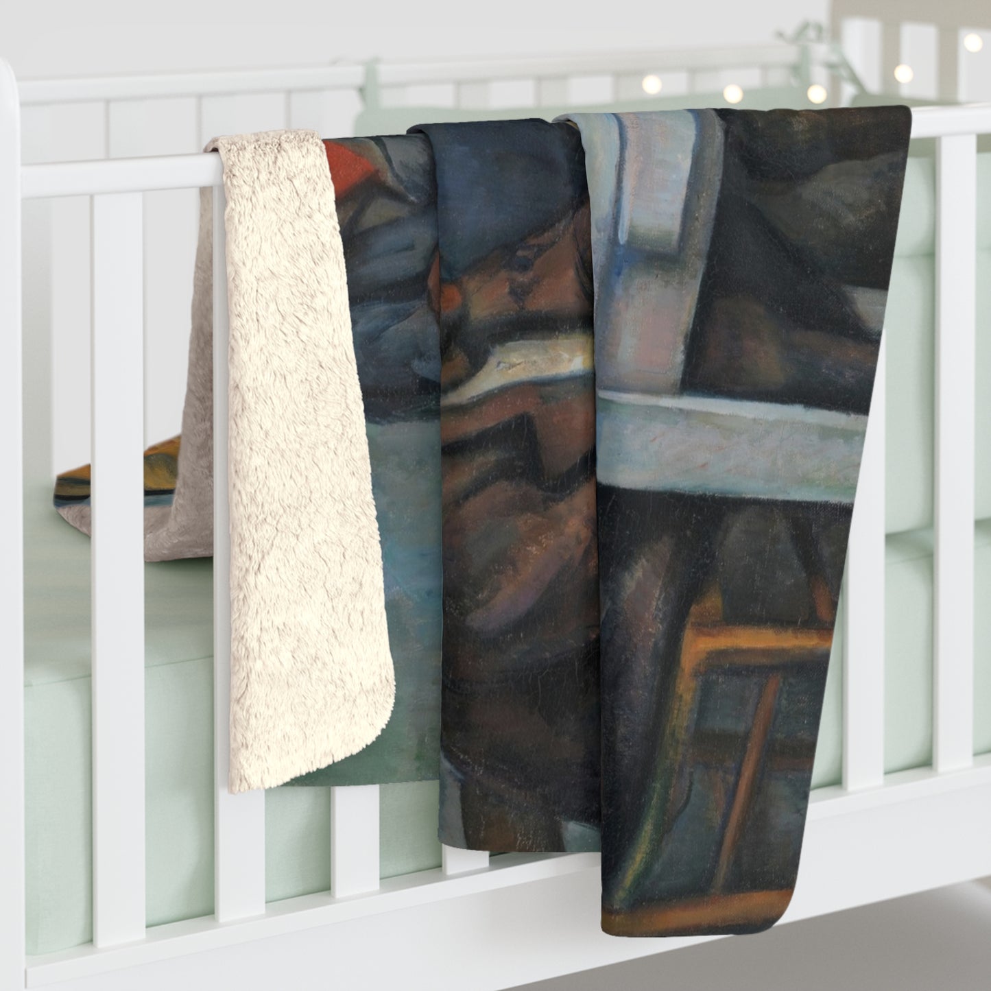 Cézanne, Paul - The Card Players (1892) - Sherpa Fleece Blanket