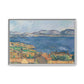 Cézanne, Paul - The Bay of Marseille, Seen from L'Estaque (1885) - Matte Canvas, Framed