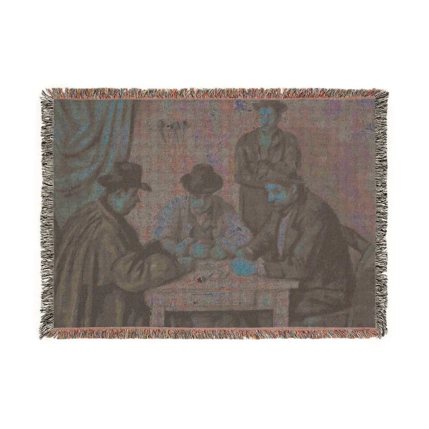 Cézanne, Paul - The Card Players (1892) - Woven Blanket