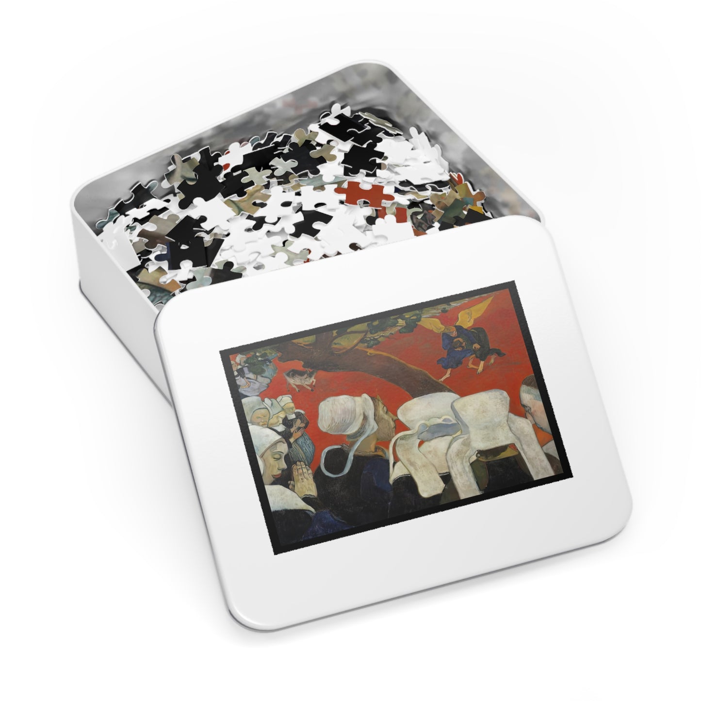 Gauguin, Paul - Vision of the Sermon (Jacob Wrestling with the Angel) (1888) - 1000pc Jigsaw Puzzle