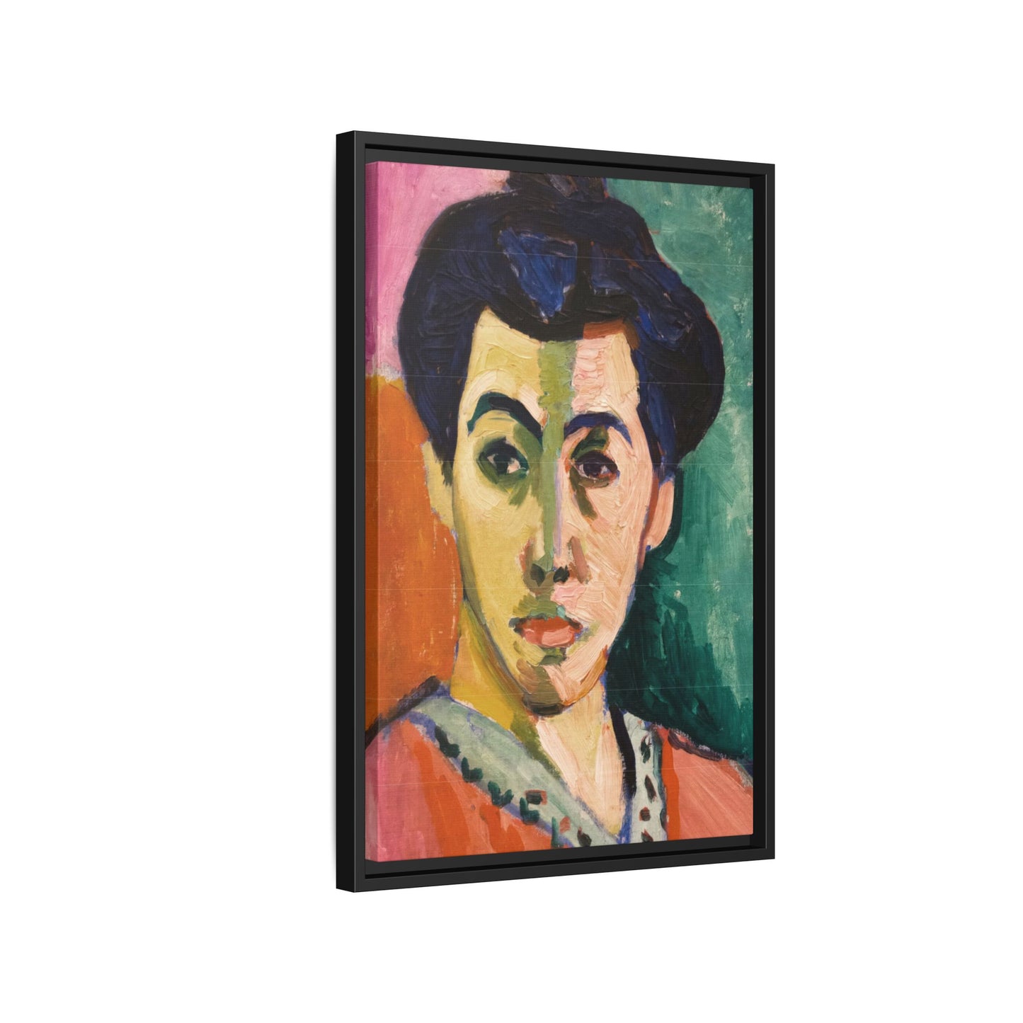 Matisse, Henri - The Green Stripe (1905) - Matte Canvas, Framed