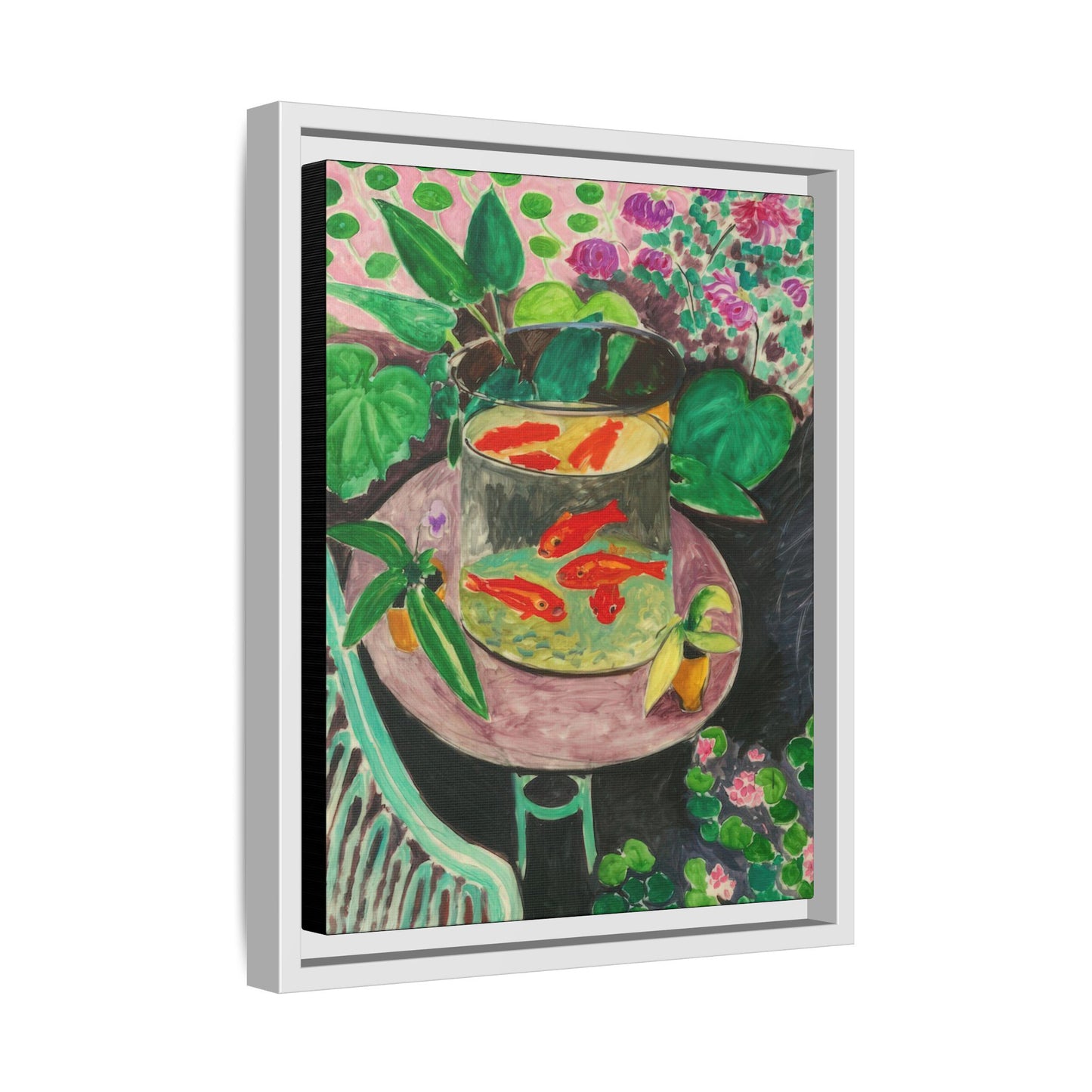 Matisse, Henri - The Goldfish (1912) - Matte Canvas, Framed