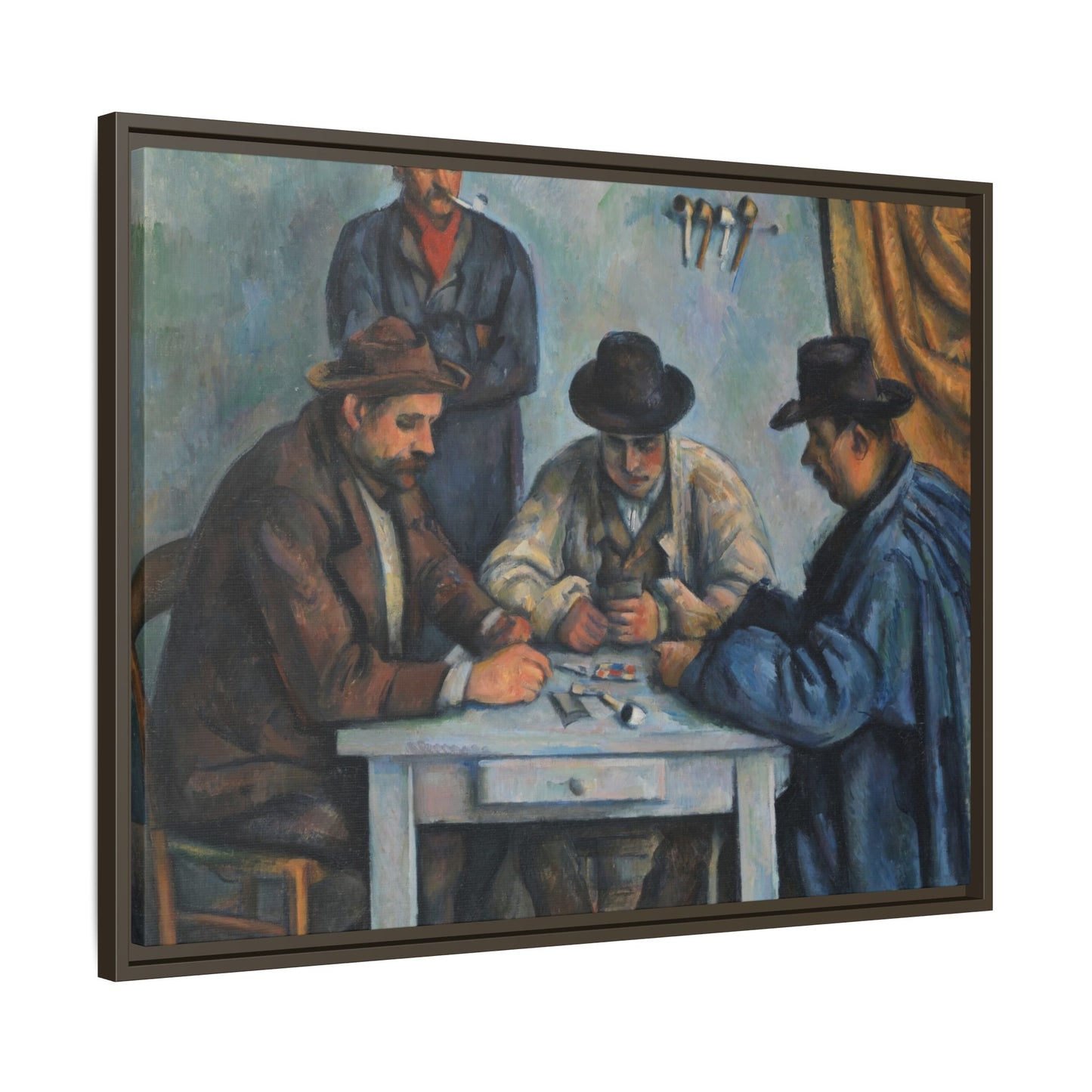 Cézanne, Paul - The Card Players (1892) - Matte Canvas, Framed