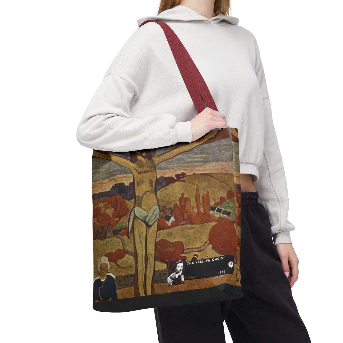 Gauguin, Paul - The Yellow Christ (1889) - Tote Bag