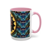 Obsidian Grandmothers Mandala - Colorful Accent Mugs