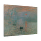 Monet, Claude - Impression, Sunrise (1872) - Canvas Block, unframed