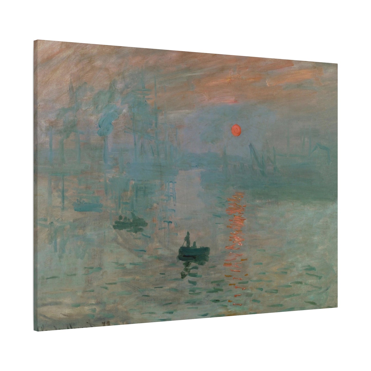 Monet, Claude - Impression, Sunrise (1872) - Canvas Block, unframed