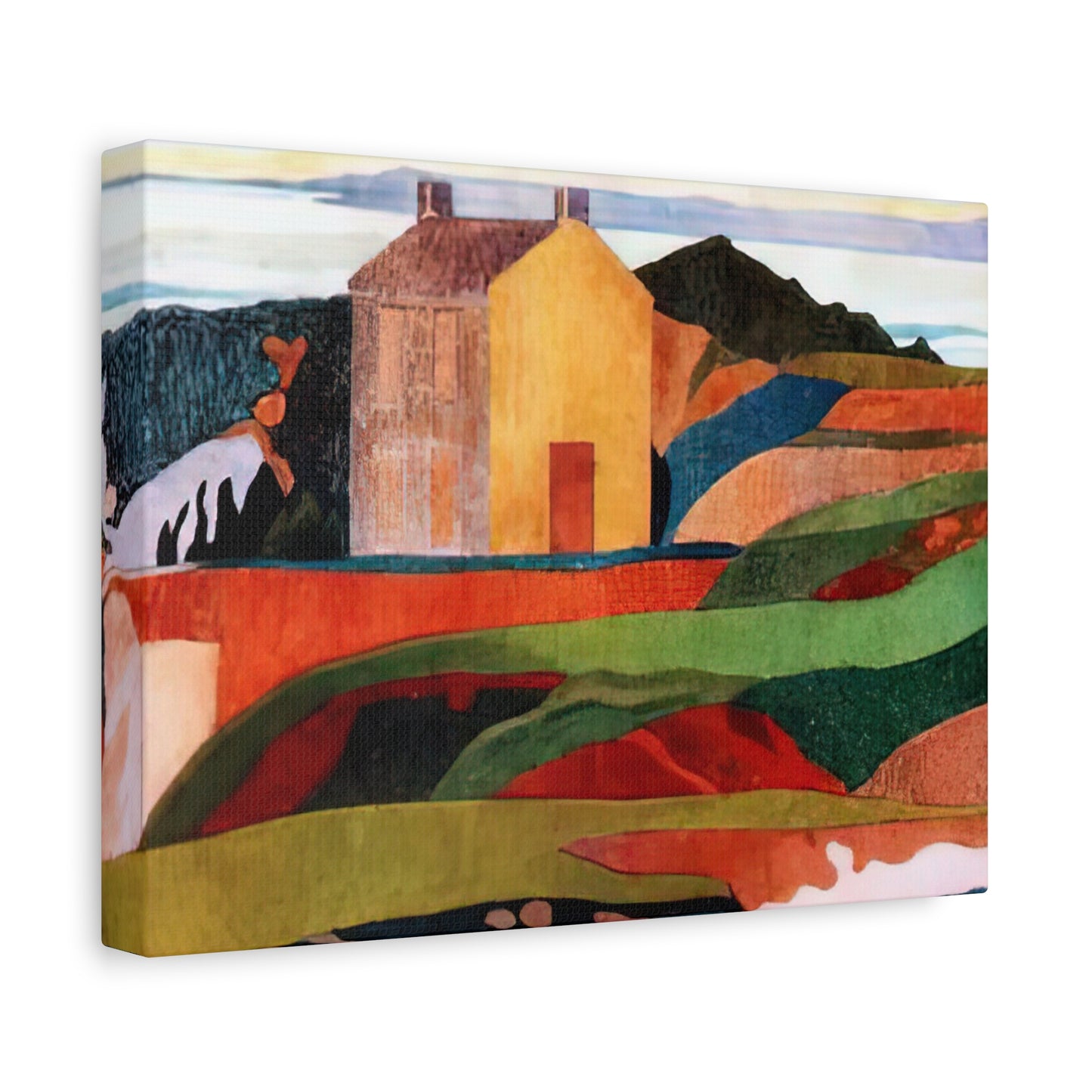 Filiger, Charles - The Hangman’s House (1891) - Canvas Block, unframed