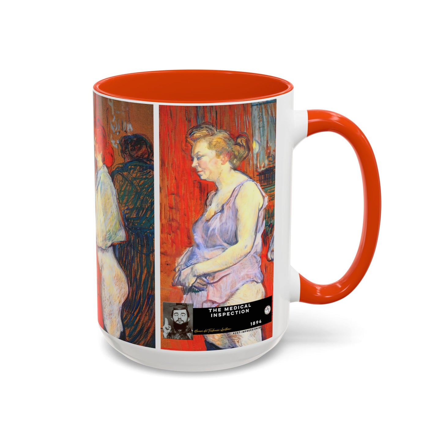 Toulouse-Lautrec, Henri - The Medical Inspection (1894) - Colorful Accent Mugs
