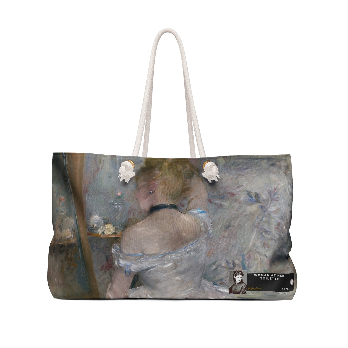 Morisot, Berthe - Woman at Her Toilette (1880) - Weekender Bag