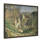Cézanne, Paul - The House of the Hanged Man, Auvers-sur-Oise (1874) - Matte Canvas, Framed