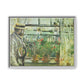 Morisot, Berthe - Eugene Manet on the Isle of Wight (1875) - Matte Canvas, Framed